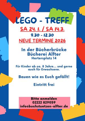 Lego-Treff auch im neuen Jahr